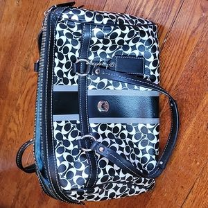 Coach Signature Collection Barrel Bag